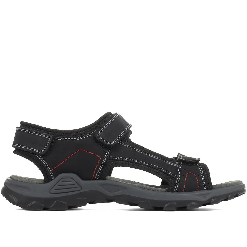 Adjustable Leather Walking Sandals - DDIN35007 / 321 538