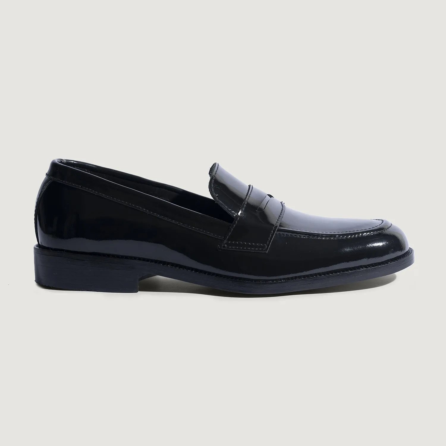 Baxton Black Patent Leather Loafers