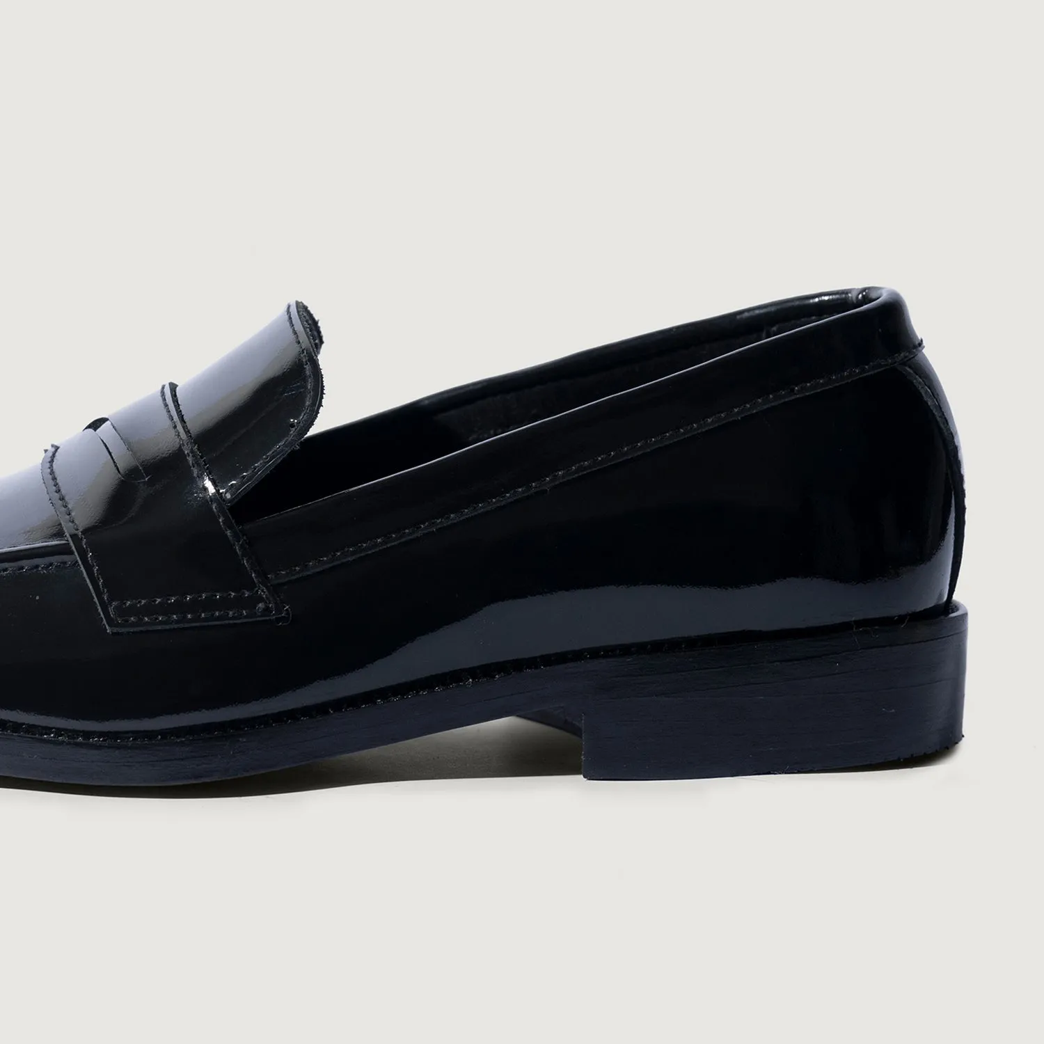 Baxton Black Patent Leather Loafers