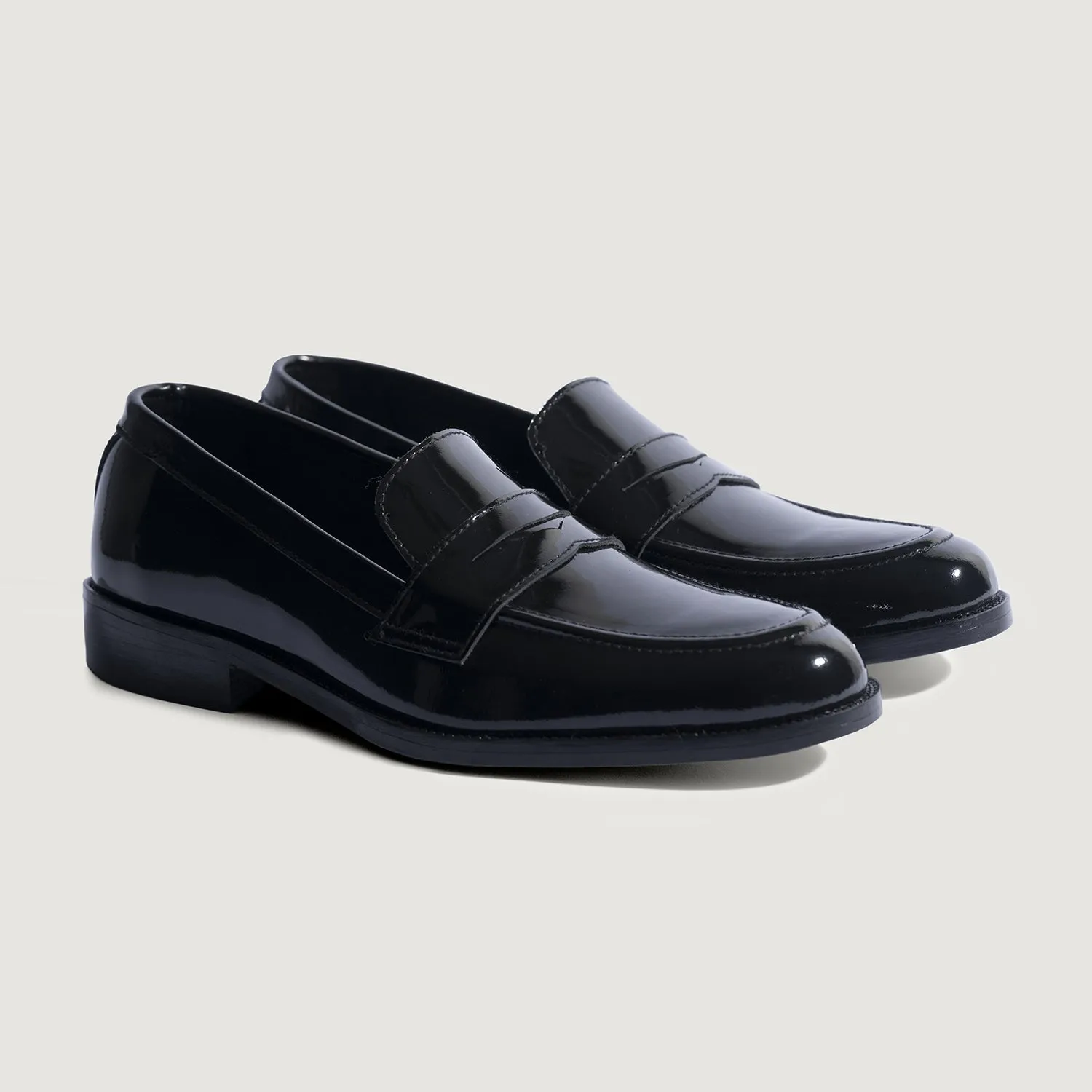 Baxton Black Patent Leather Loafers