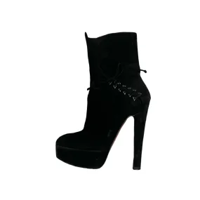 Black Heeled Boots - 7.5