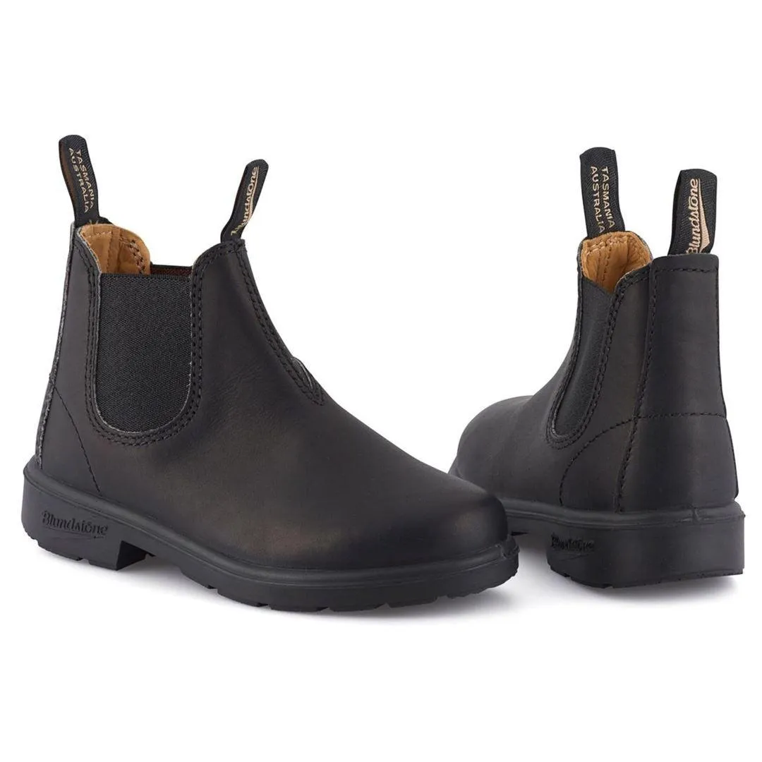 Blundstone 531 Kids Unisex Black Leather Boots Slip On Comfort