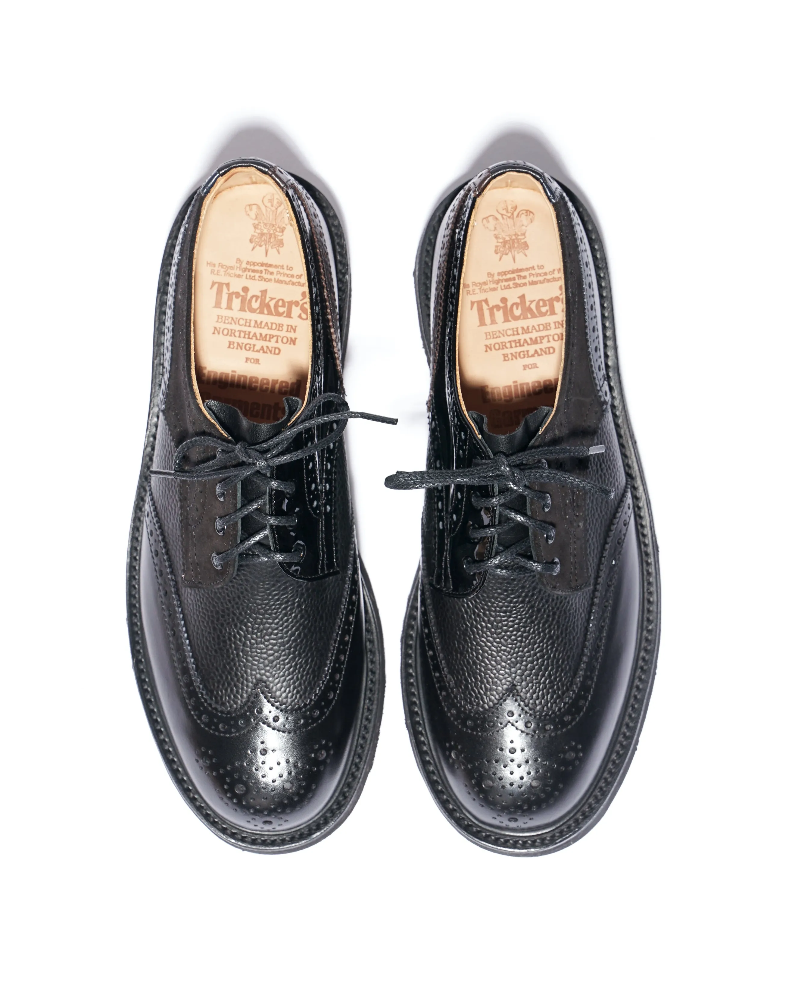 Brogue  - Black Multi Tone Morflex