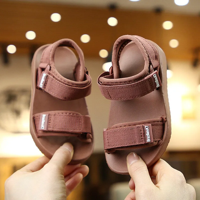 Children's Summer Boys Girls Leather Sandals Baby Shoes