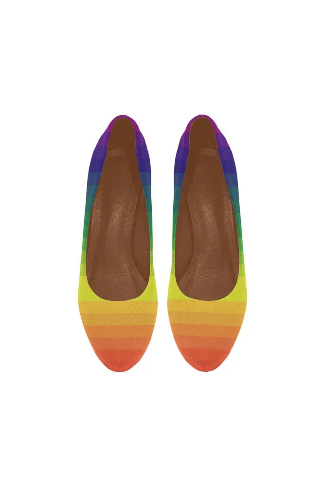 Color Spectrum Bars Women's High Heels