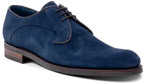 Derby - Navy Suede