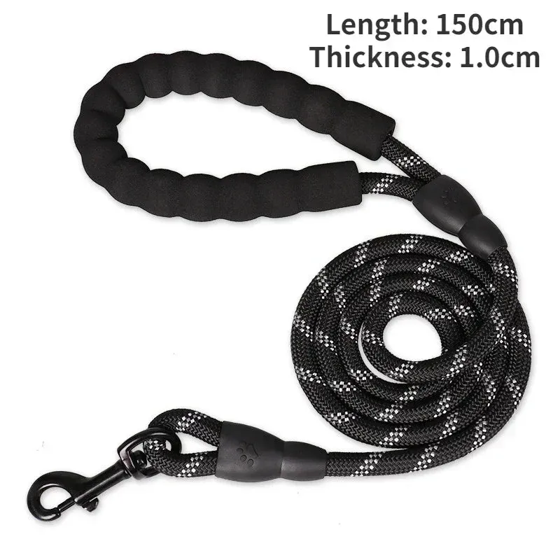 Dog Leash Reflective Strong Sturdy Training Dog Accessories