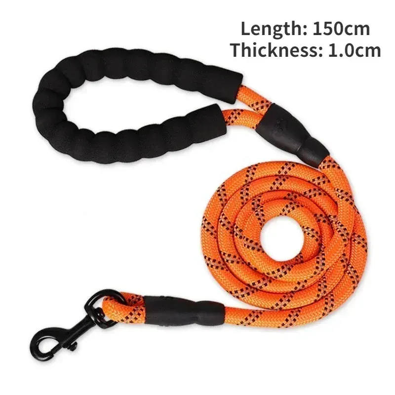 Dog Leash Reflective Strong Sturdy Training Dog Accessories