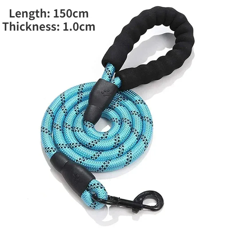 Dog Leash Reflective Strong Sturdy Training Dog Accessories