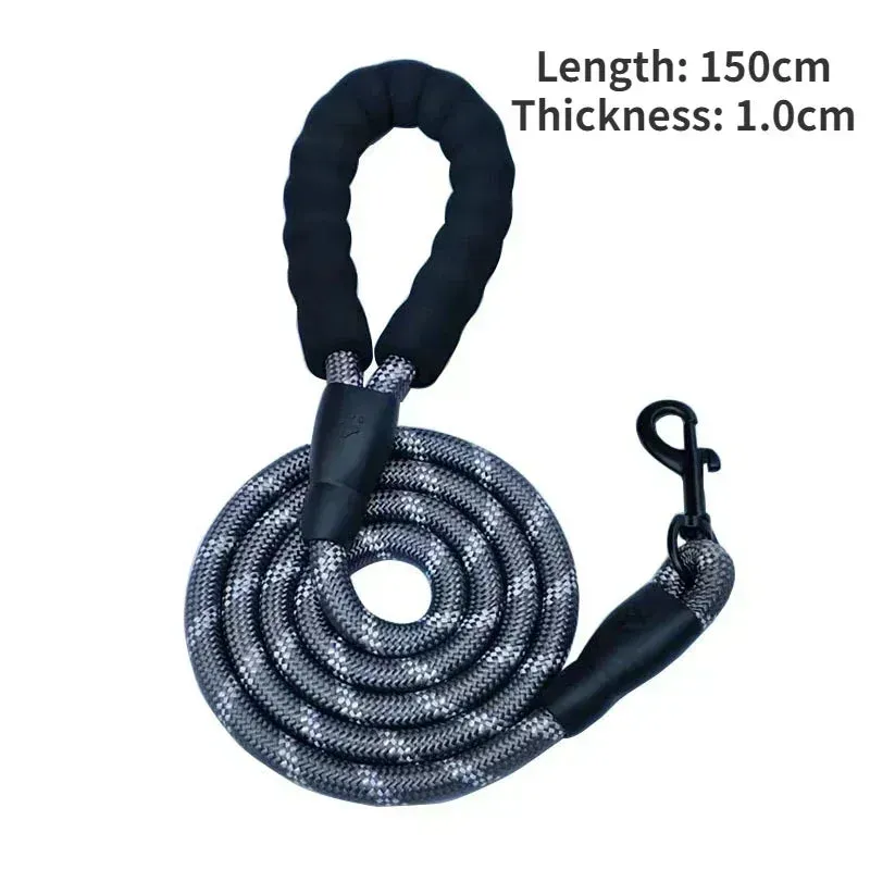 Dog Leash Reflective Strong Sturdy Training Dog Accessories