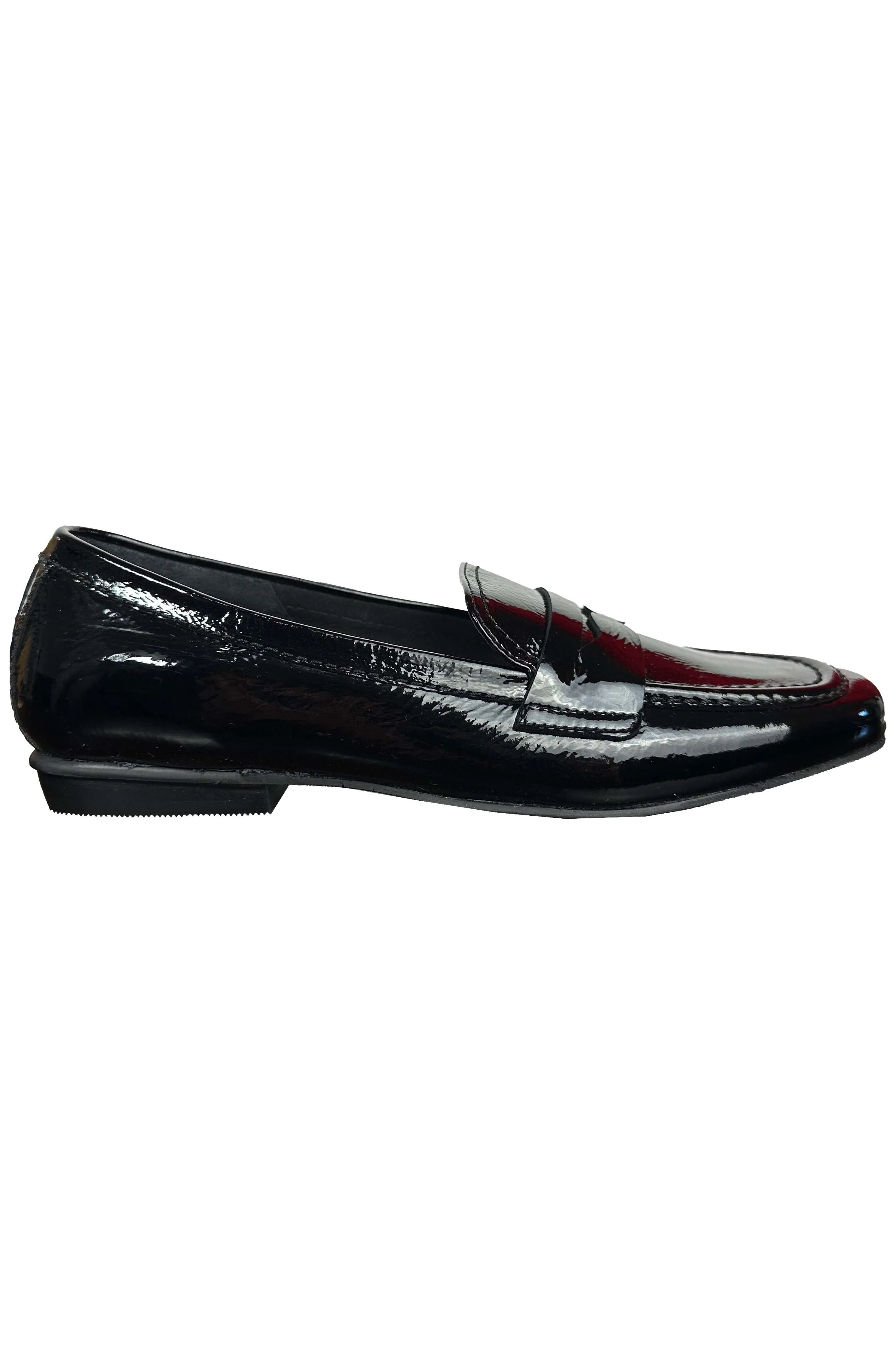 Donna Carolina Aida Mask Loafer 50.212.107 | Brux Nero (Black Patent)