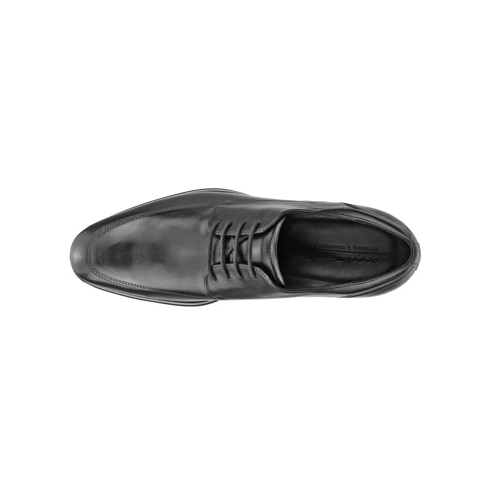 ECCO CITYTRAY APRON TOE TIE OXFORD BLACK - MENS