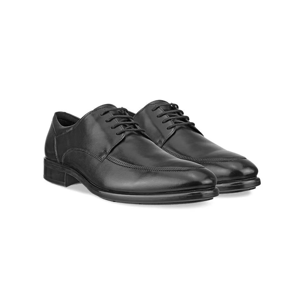 ECCO CITYTRAY APRON TOE TIE OXFORD BLACK - MENS