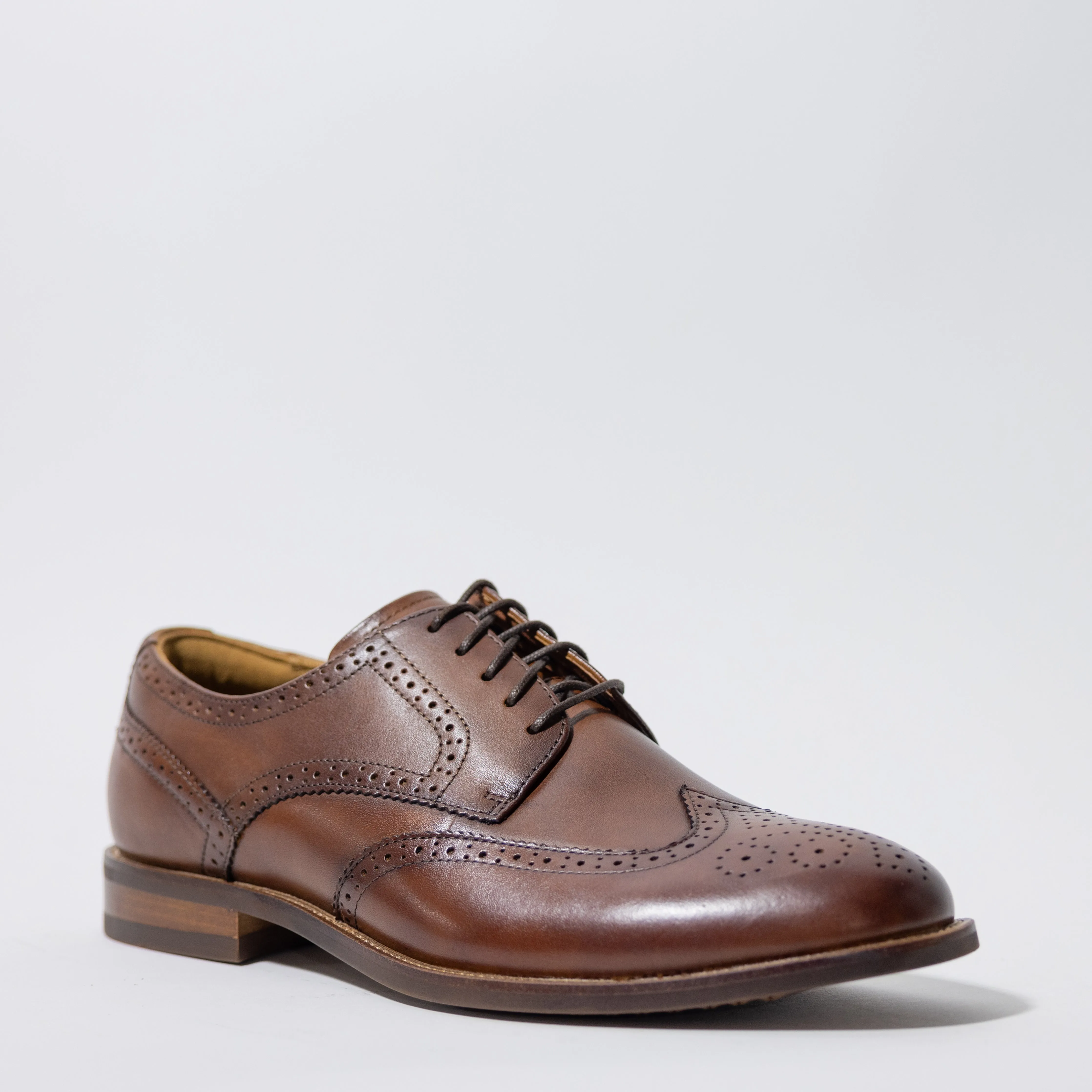 FLORSHEIM RUCCI WINGTIP - COGNAC