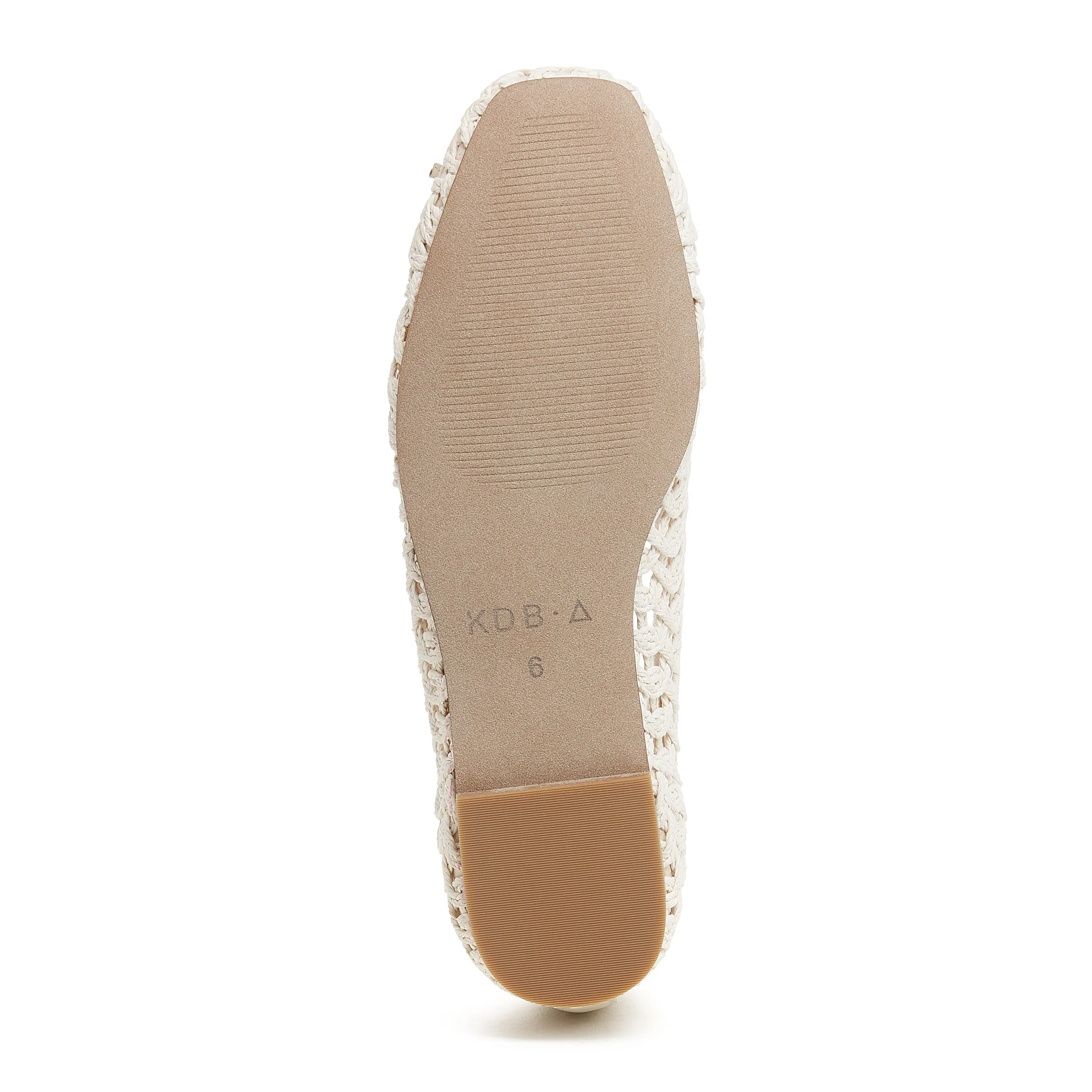 Frankie Ivory Crochet Ballet Flats