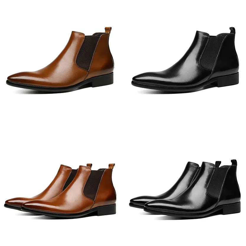 Funki Buys | Shoes | Men's Fashion Pointed Toe Chelsea Boots