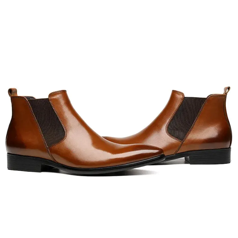 Funki Buys | Shoes | Men's Fashion Pointed Toe Chelsea Boots