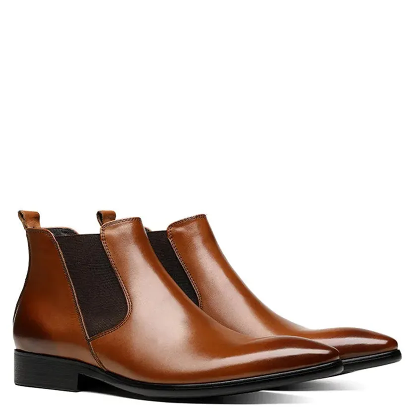 Funki Buys | Shoes | Men's Fashion Pointed Toe Chelsea Boots