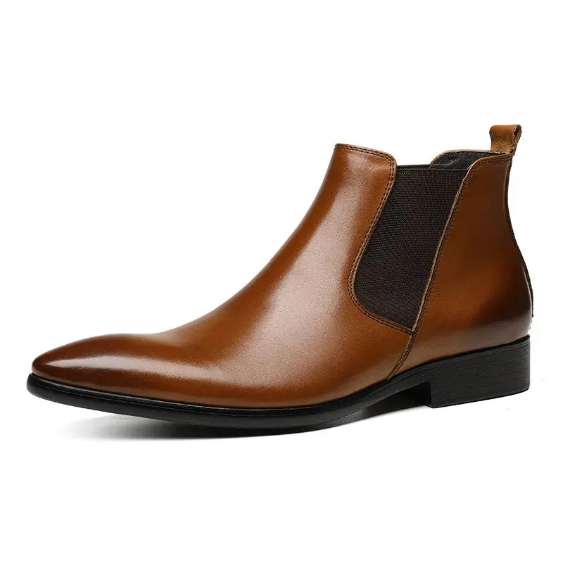 Funki Buys | Shoes | Men's Fashion Pointed Toe Chelsea Boots