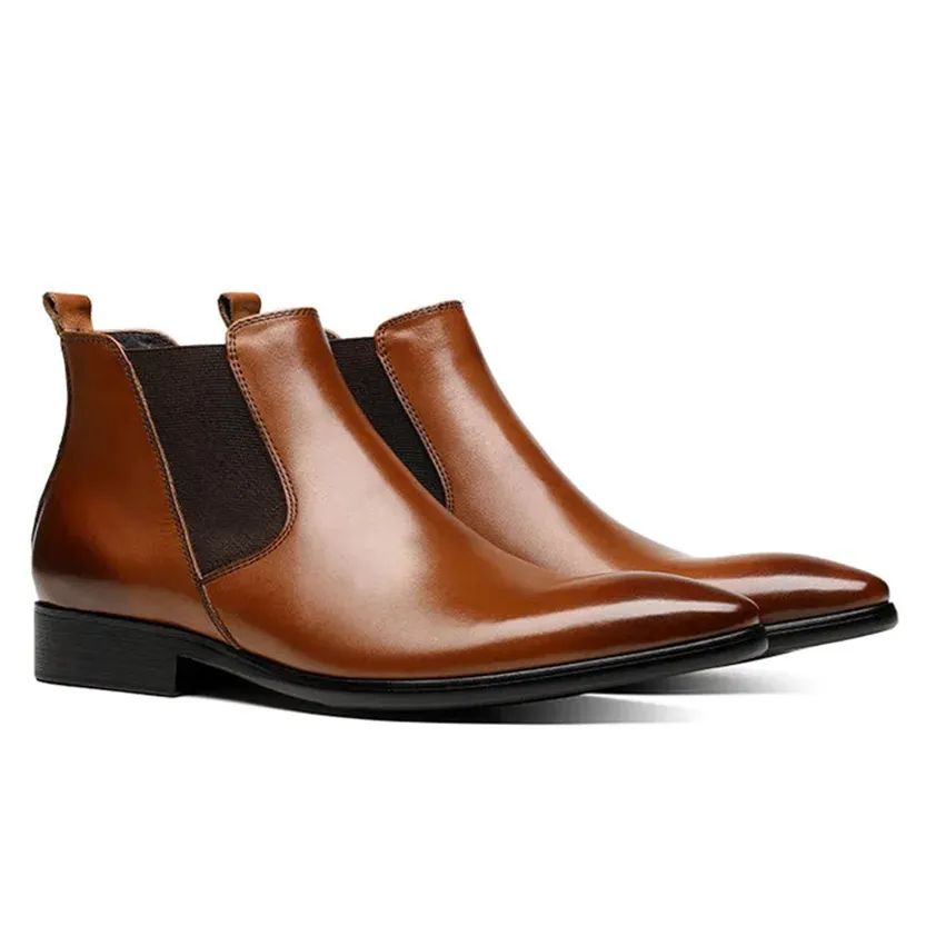 Funki Buys | Shoes | Men's Fashion Pointed Toe Chelsea Boots