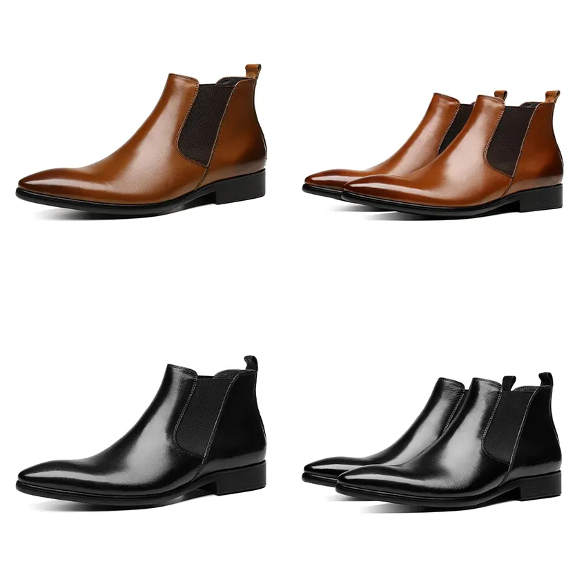 Funki Buys | Shoes | Men's Fashion Pointed Toe Chelsea Boots