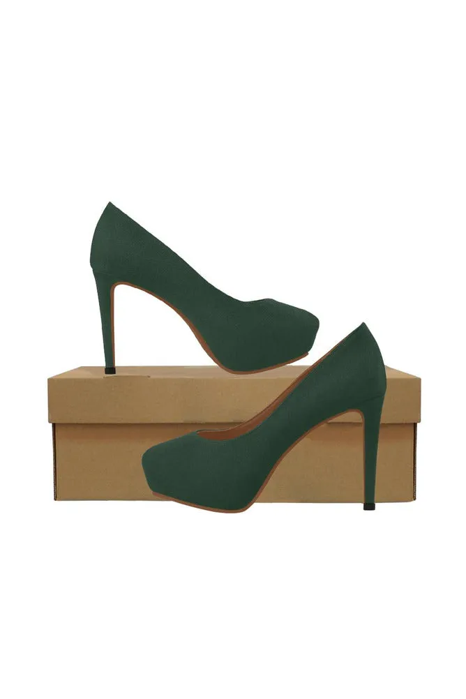 Green Women's High Heels