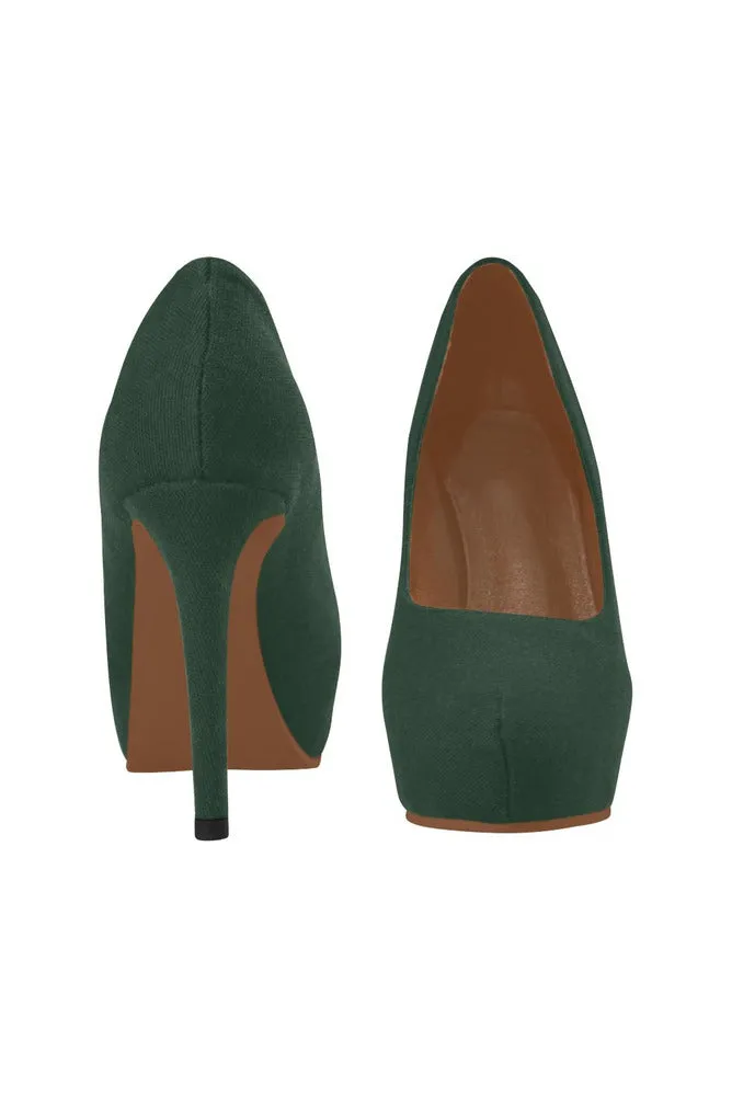 Green Women's High Heels