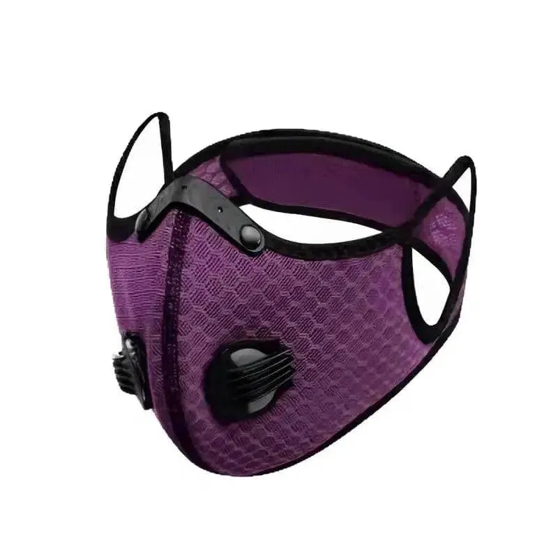 Kids Mesh Sports Mask with 5-Layer Carbon Activated Filter