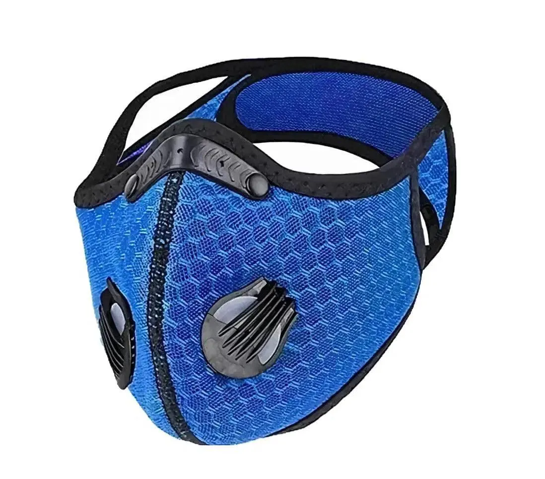 Kids Mesh Sports Mask with 5-Layer Carbon Activated Filter