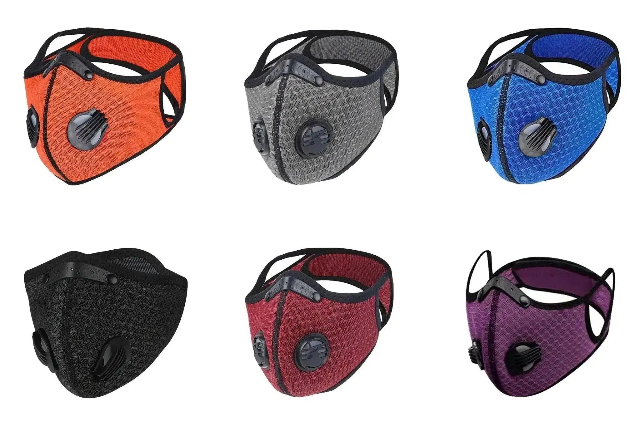 Kids Mesh Sports Mask with 5-Layer Carbon Activated Filter