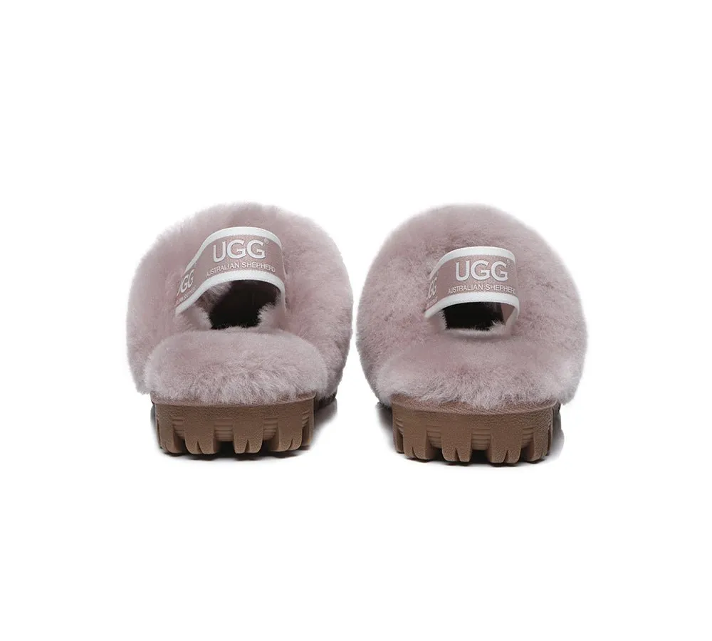 Kids Ugg Slingback Slippers Sandals Waffle Plus