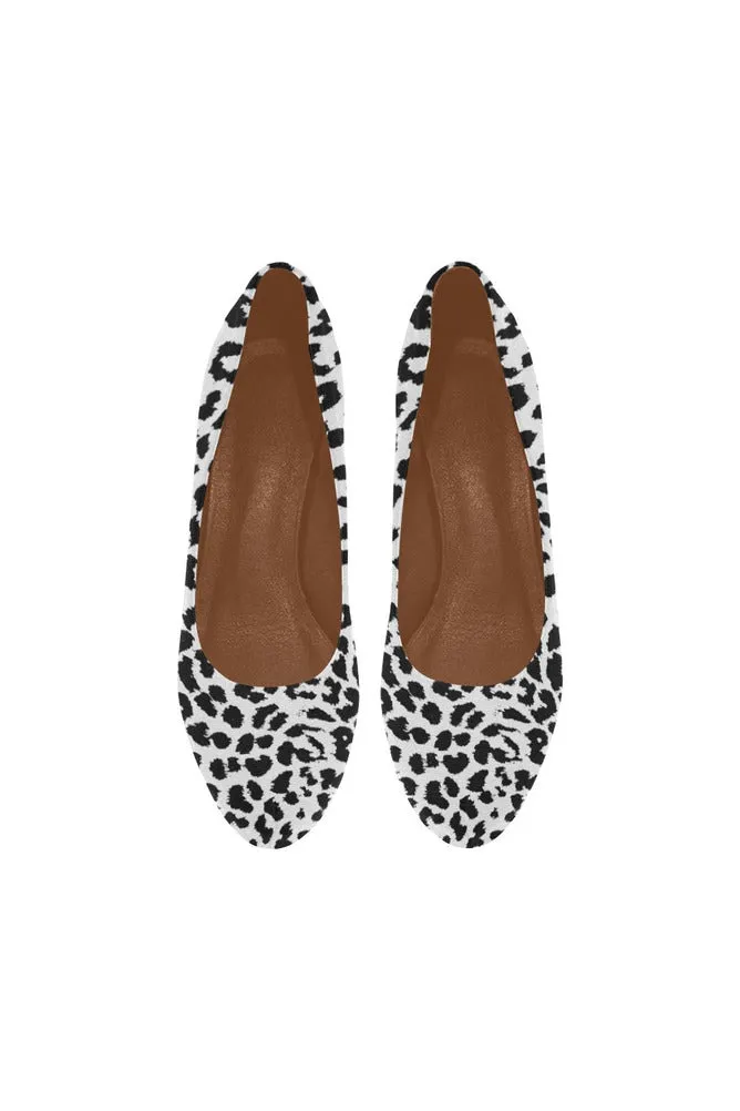 Leopard Black/White Women's High Heels