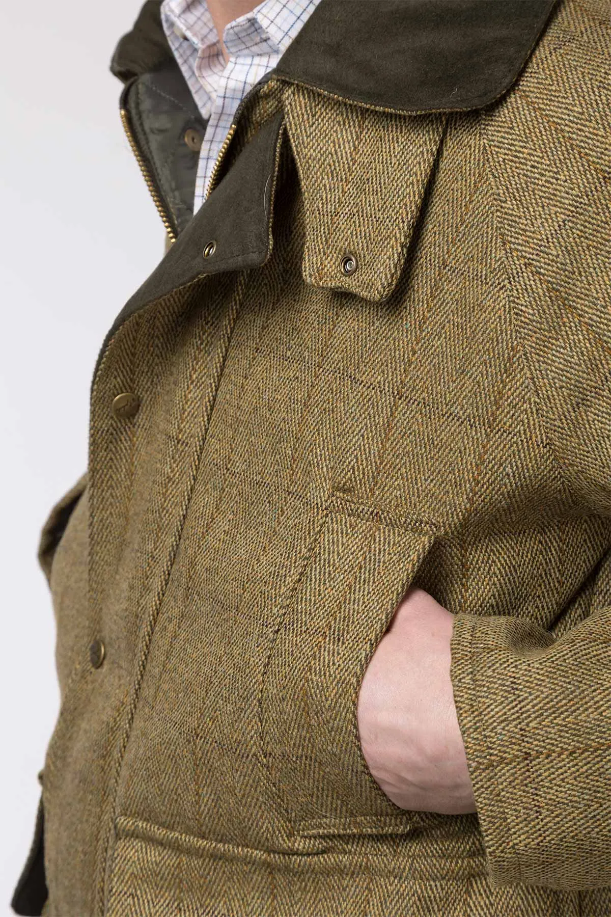 Men's English Tweed Shooting Jacket - Derby