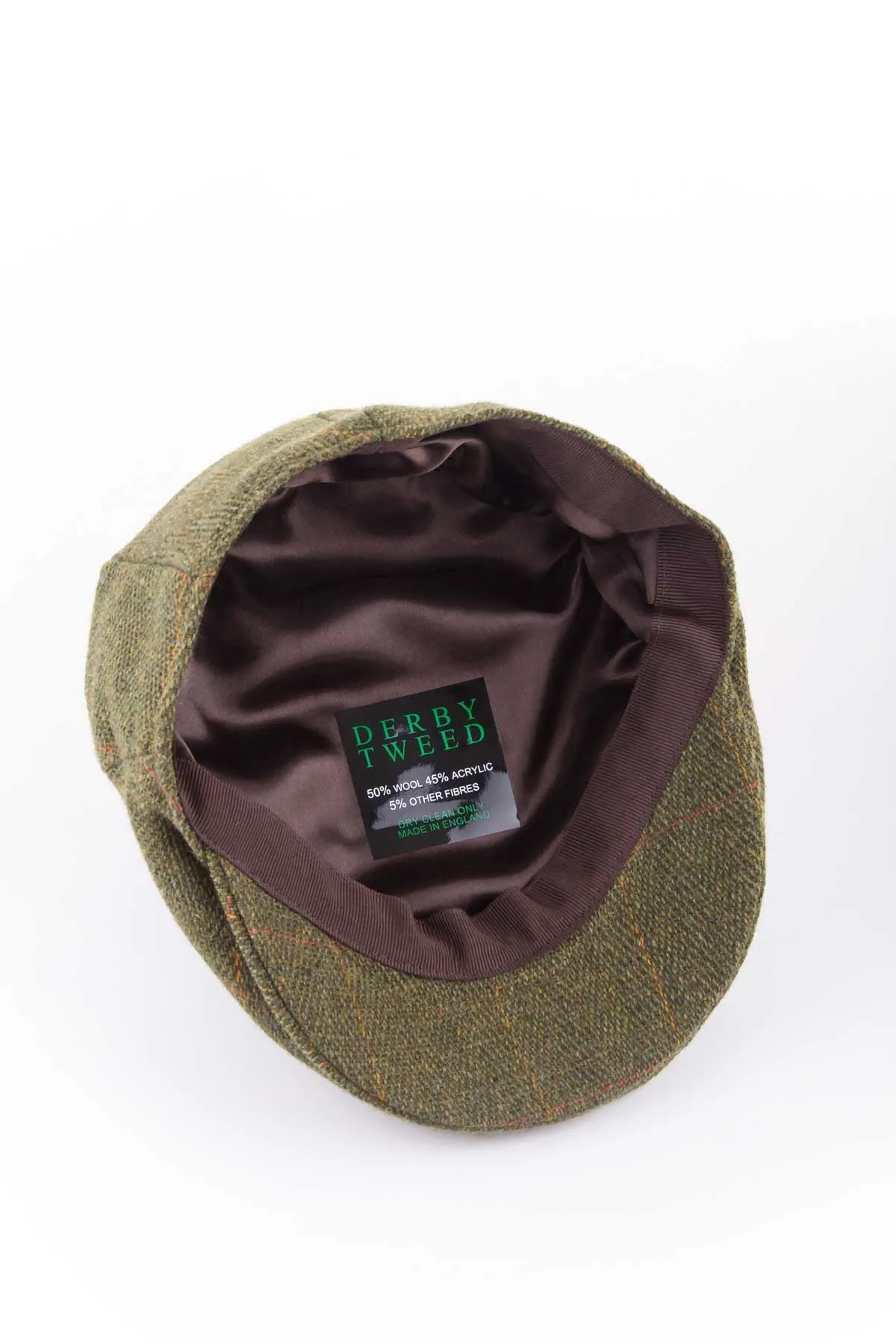 Men's Tweed Flat Cap - Derby