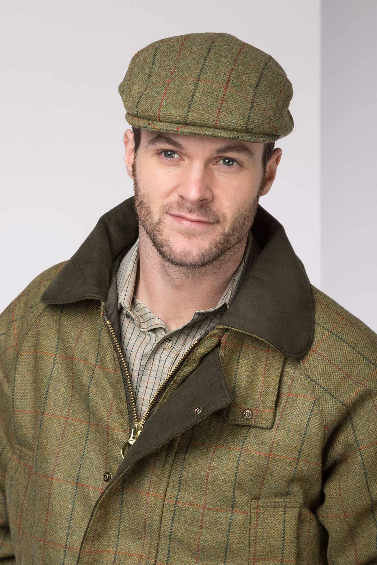 Men's Tweed Flat Cap - Derby