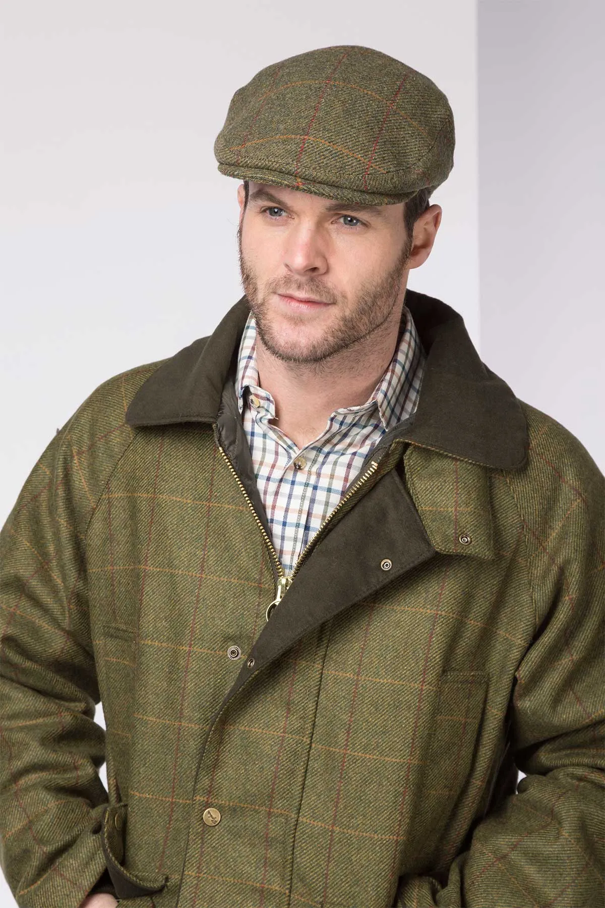 Men's Tweed Flat Cap - Derby