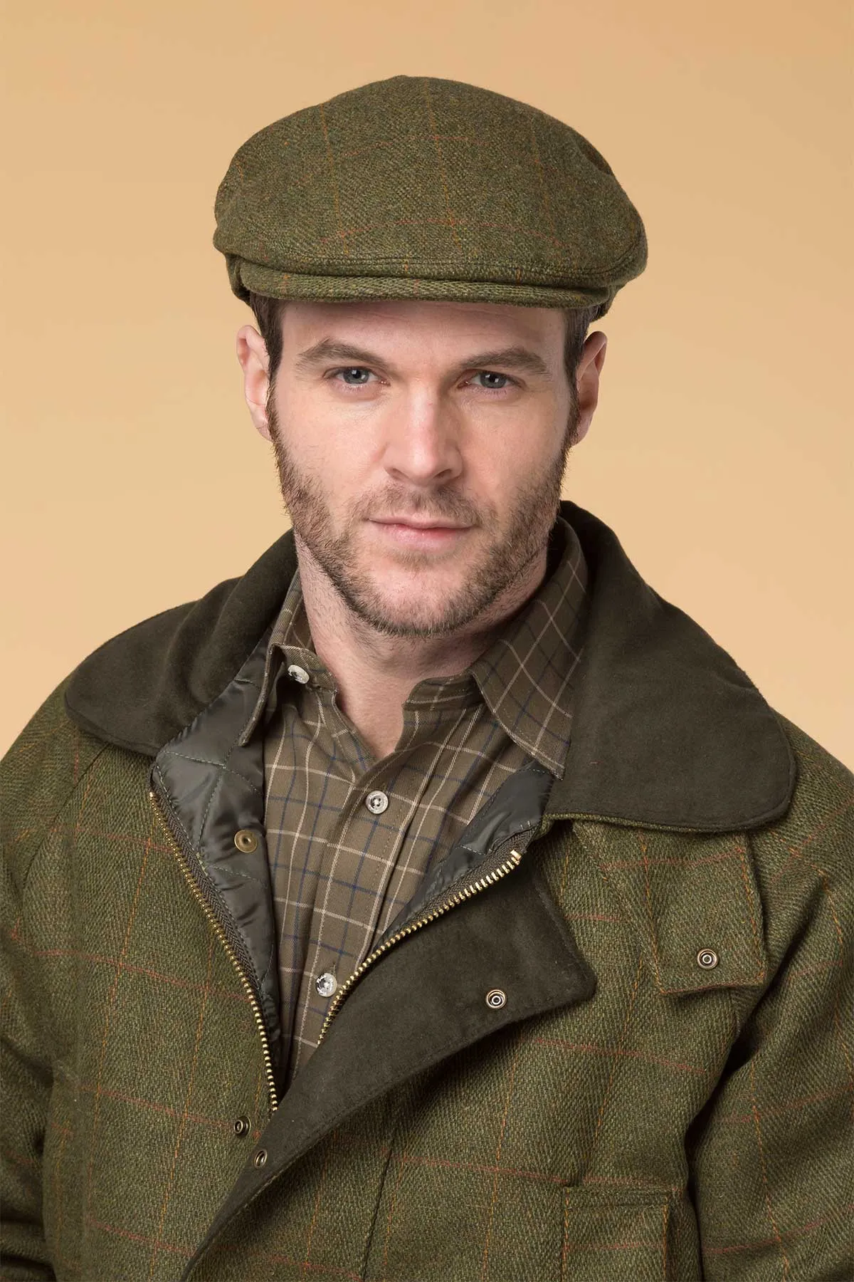 Men's Tweed Flat Cap - Derby