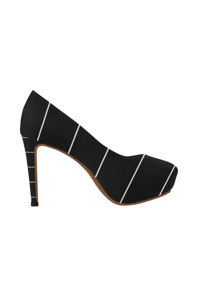 Micro Stripe Women's High Heels