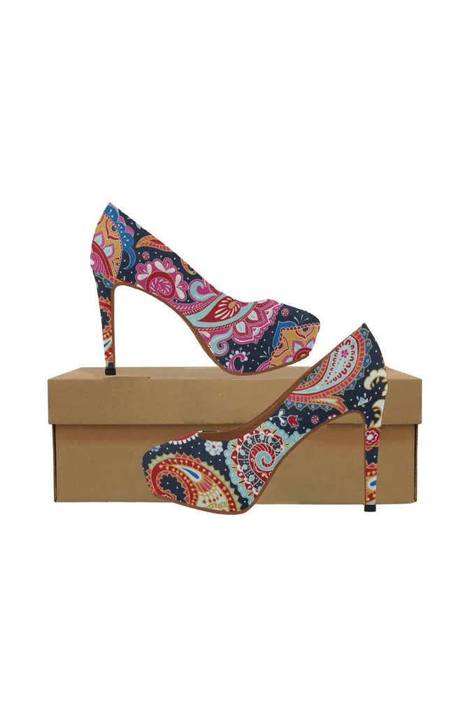 Paisley Pumps Women's High Heels