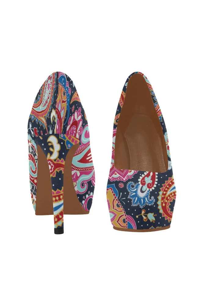 Paisley Pumps Women's High Heels