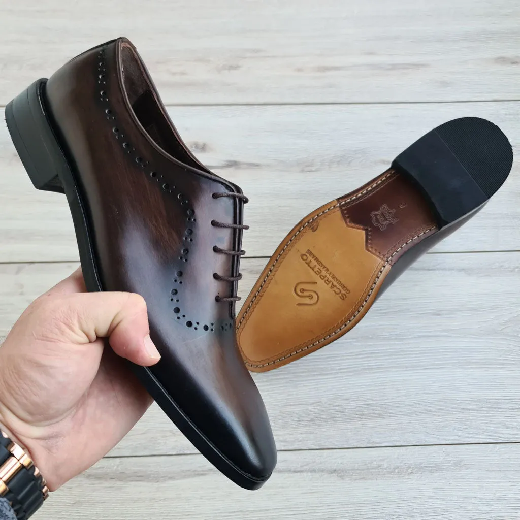 Patina Wholecut Oxford Dress Shoes