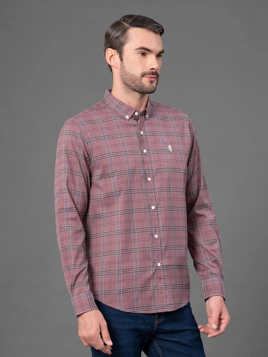 RedTape Oxford Shirt for Men | Durable & Stylish