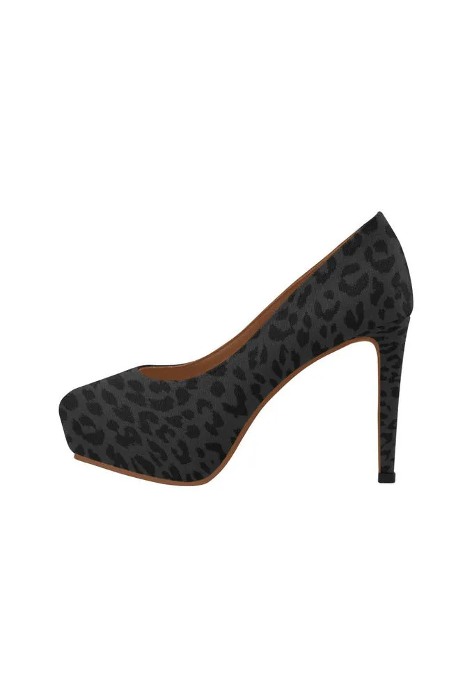 Spotted Black Panther Women's High Heels