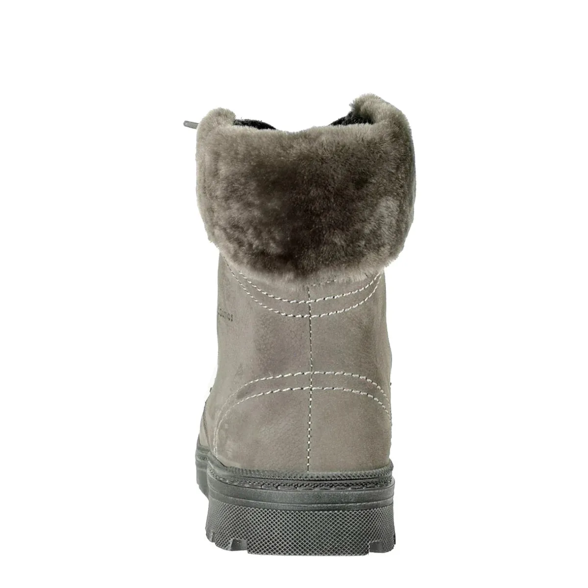 Szamos Kid Insulated Girl Boots Grey With Fur Heel Liner - Made In Europe