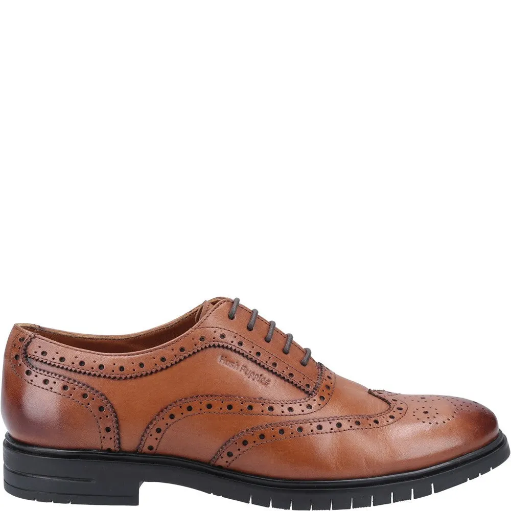 Tan Santiago Lace-Up Brogues