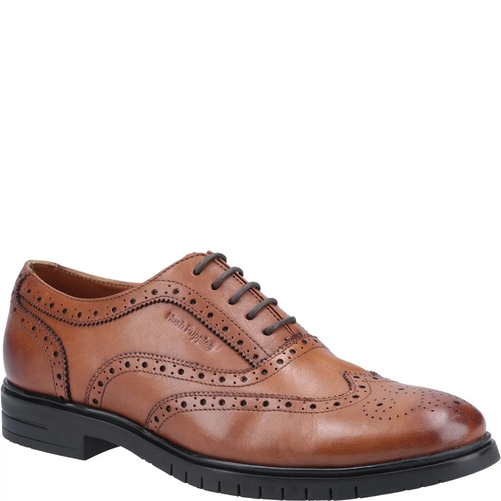 Tan Santiago Lace-Up Brogues