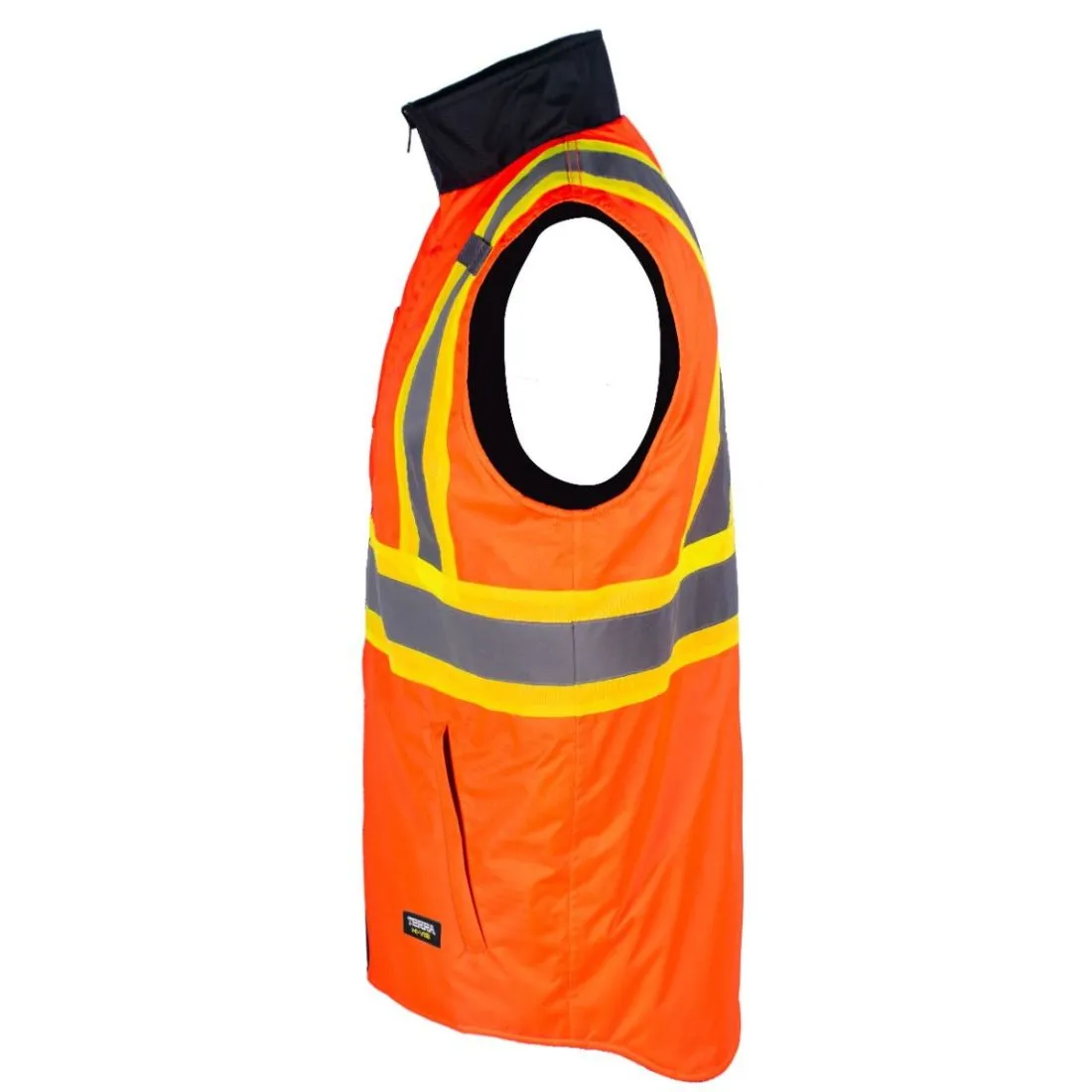 Terra Men's Hi-Vis Insulated Reversible Vest 116625