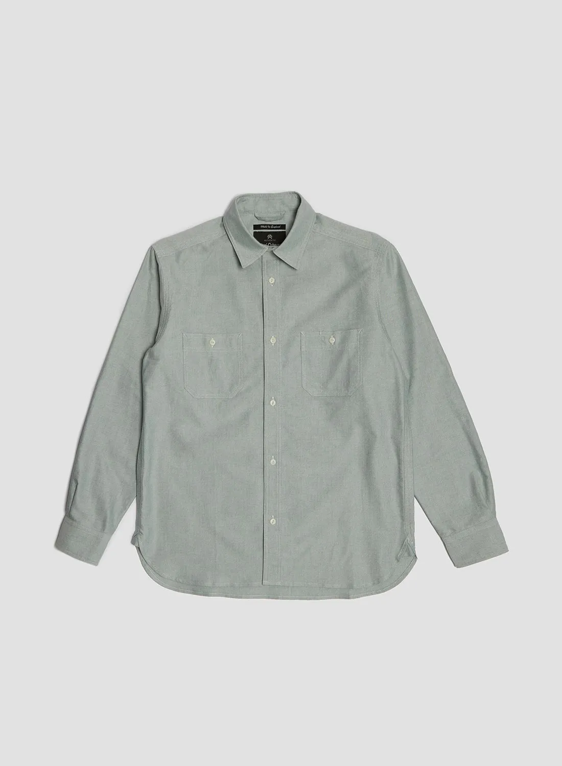 Utility Oxford Work Shirt in Green