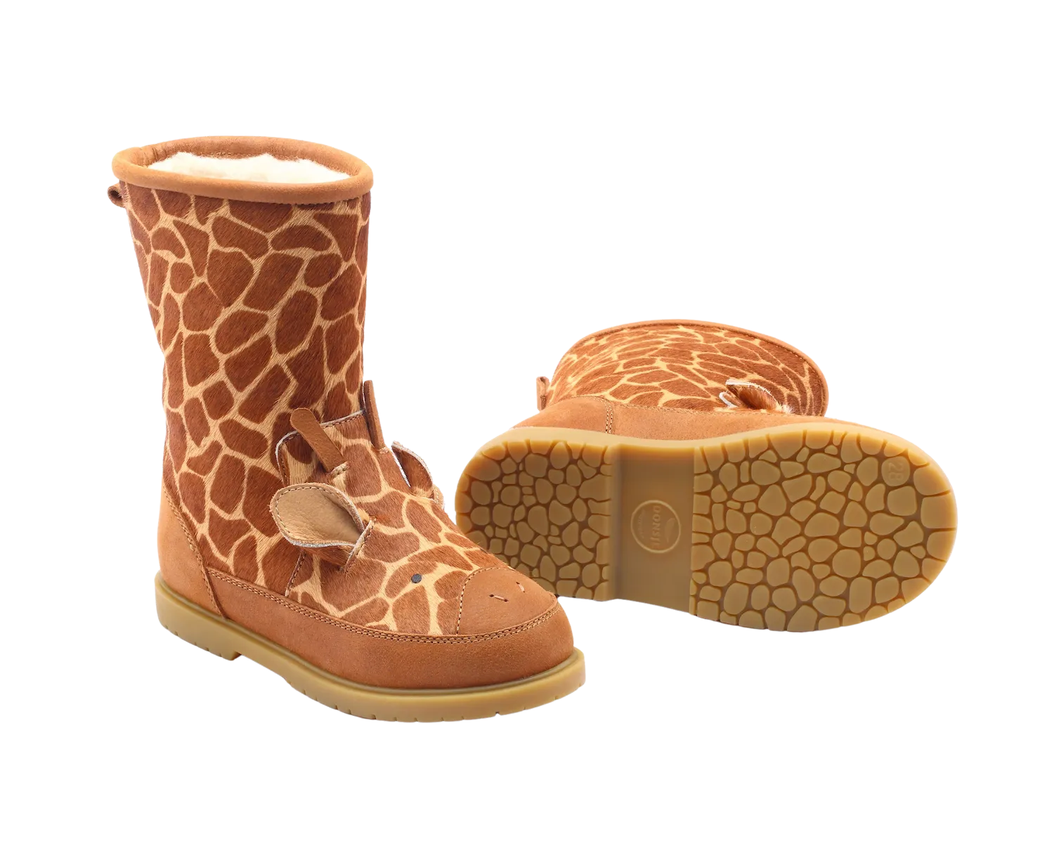 Wadudu Exclusive | Giraffe | Khaki Spotted Cow Hair