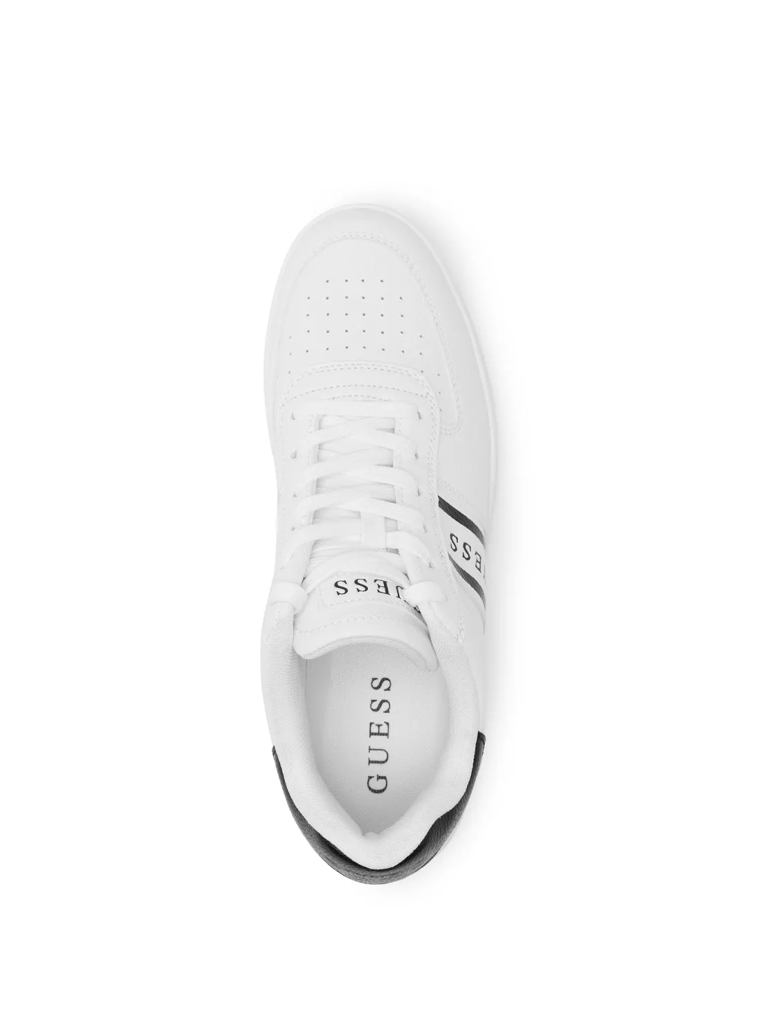 White Logo Longle Low-Top Sneakers